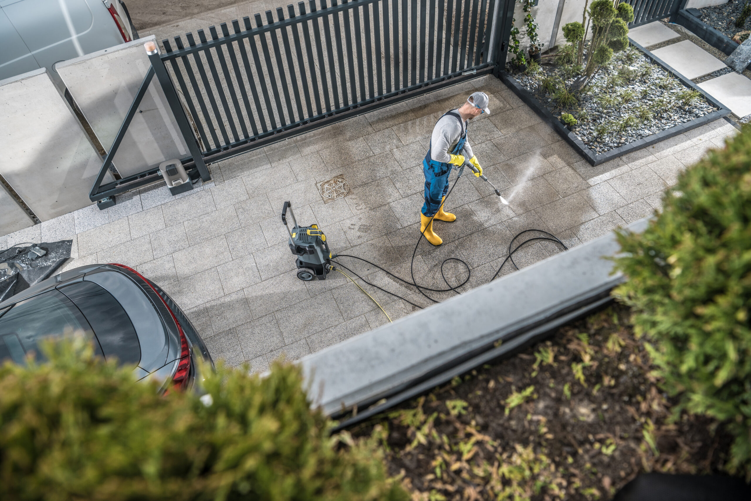 Elite Soft Wash team at work